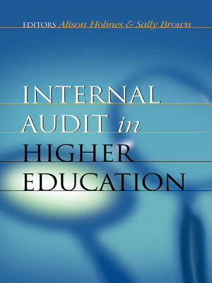 cover image of Internal Audit in Higher Education